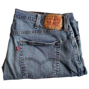 Levis 559 Jeans Mens 38x32 Relaxed Straight Medium Wash Denim Blue Pants